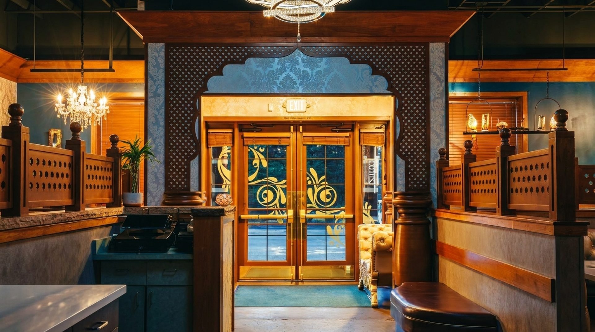 An entrance fit for royalty