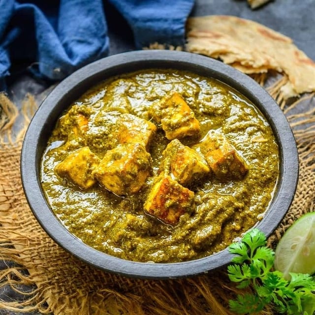 Saag Paneer.