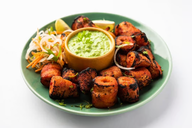 Tandoori Achari Soya Chap.