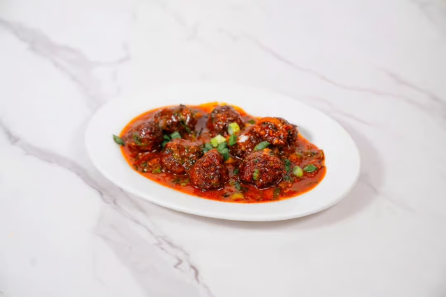Veg Manchurian.